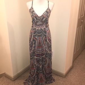 Billabong abstract print Maxi dress